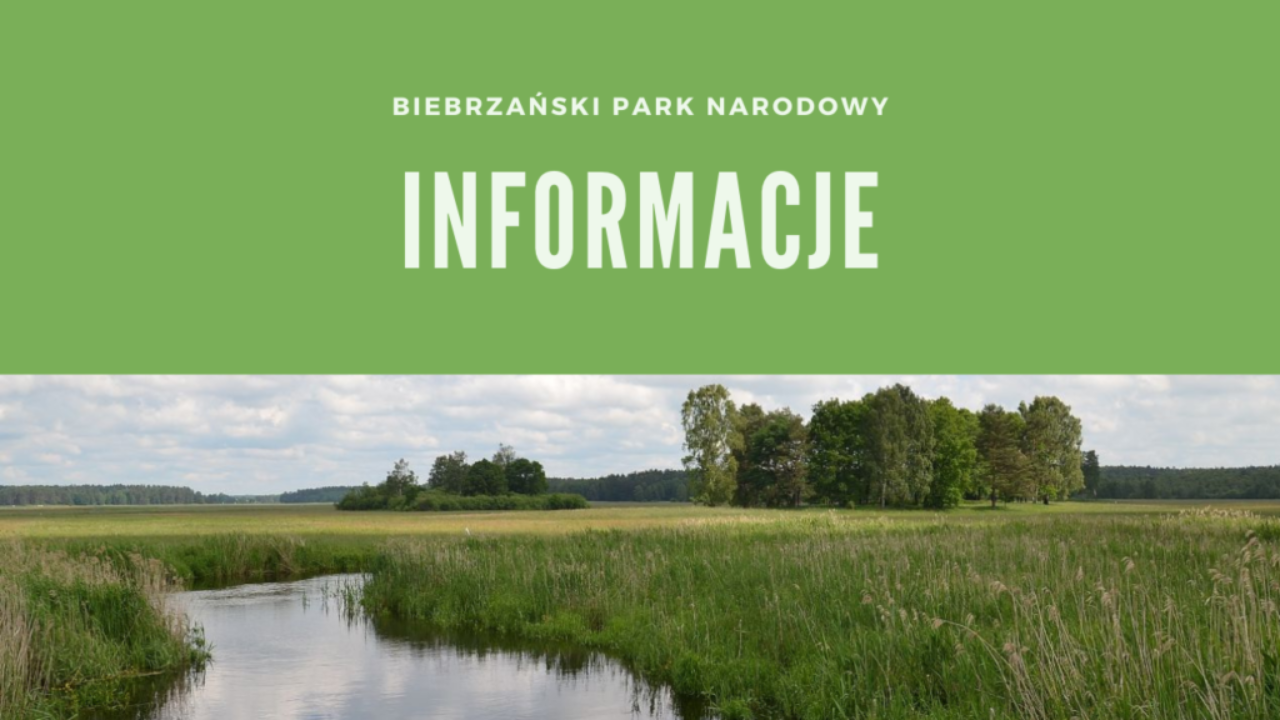 Biebrzański Park Narodowy Informacje
